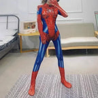 Halloween Cosplay Costume For Spider Women Superhero Costume Black Cat Tight 3d Printing Jumpuit Bodysuit Toys Christmas Gift