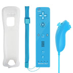 For Nintendo Wii/Will U Joystick 2in1 Wireless Remote Gamepad Controller Set Optional Motion Plus with Silicone Case Video Game