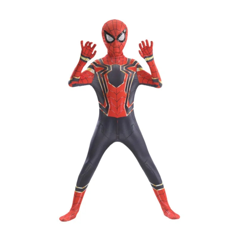 Popular Web Slinger Superhero Zentai Suit Full Coverage Cosplay Bodysuit Halloween Themed Outfit Collectible Attire for Holiday