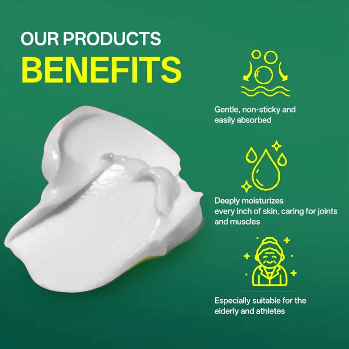 Magnesium Joint & Muscle Care Cream: Natural, Non-Greasy, Nourishes/Moisturizes, Daily Use Boosts Elastic Skin