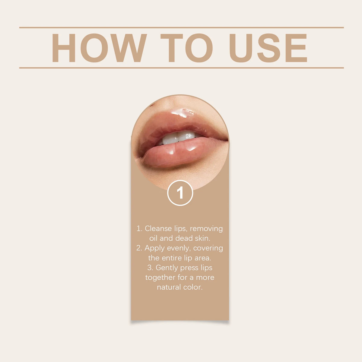 Color Changing PH Reactive Lip Balm With Gold Flecks And Non Sticky Shine