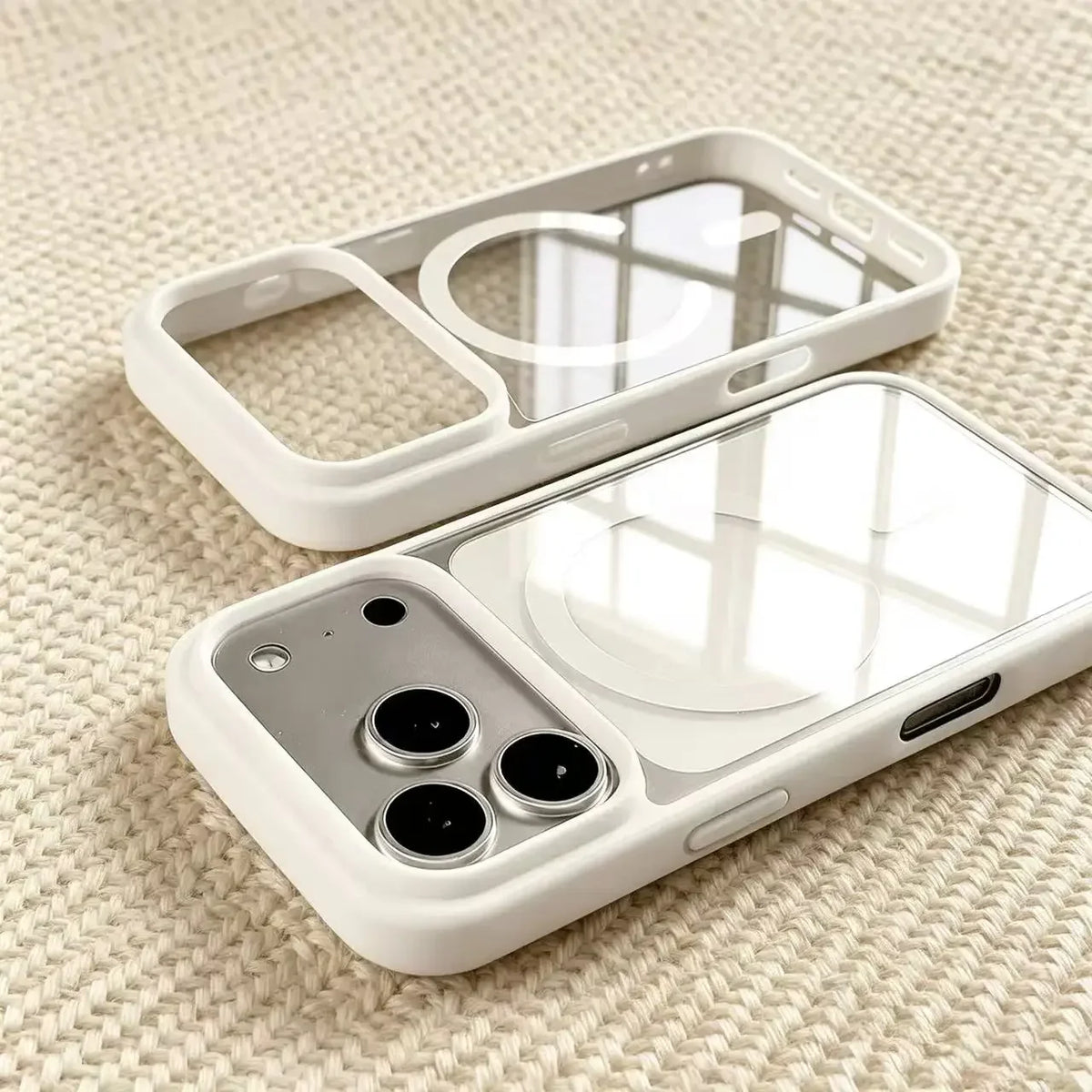 Fashion for Magsafe Magnetic Phone Case for IPhone 17 Air 16 16e 15 14 Plus 13 12 11 Pro Max Transparent Acrylic Cover Coque