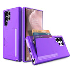 For Samsung Galaxy S24 Ultra S23 S22Plus S21+ S20 FE S10 A12 A52 A72 Case Wallet Card Slot Credit Card Cover For Samsung Note 20