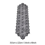 Halloween Table Runner Tablecloth Spider Web Halloween Black Fireplace Mantel Cover for Home Party Halloween Decoration