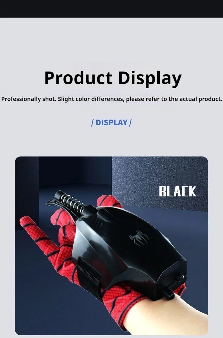 Spider Web Shooters Silk Cobweb Launcher Web Shooter Action Figure Manga Cosplay Accessories Gloves Toys Shoots Spiderwebs Gift
