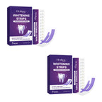 Purple Teeth Whitening Strips 30 Minutes Oral Cleaning Removal Gel Improve Dental Yellowing Oral Care, for With Shade