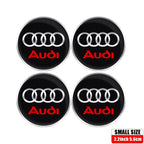 56/60/65MM Car Wheel Hub Caps Auto Emblem Tyre Center Covers Accessories For Audi A1 A2 A3 A4 A5 A6 A7 A8 Quyttro Sline RS Q2 Q3