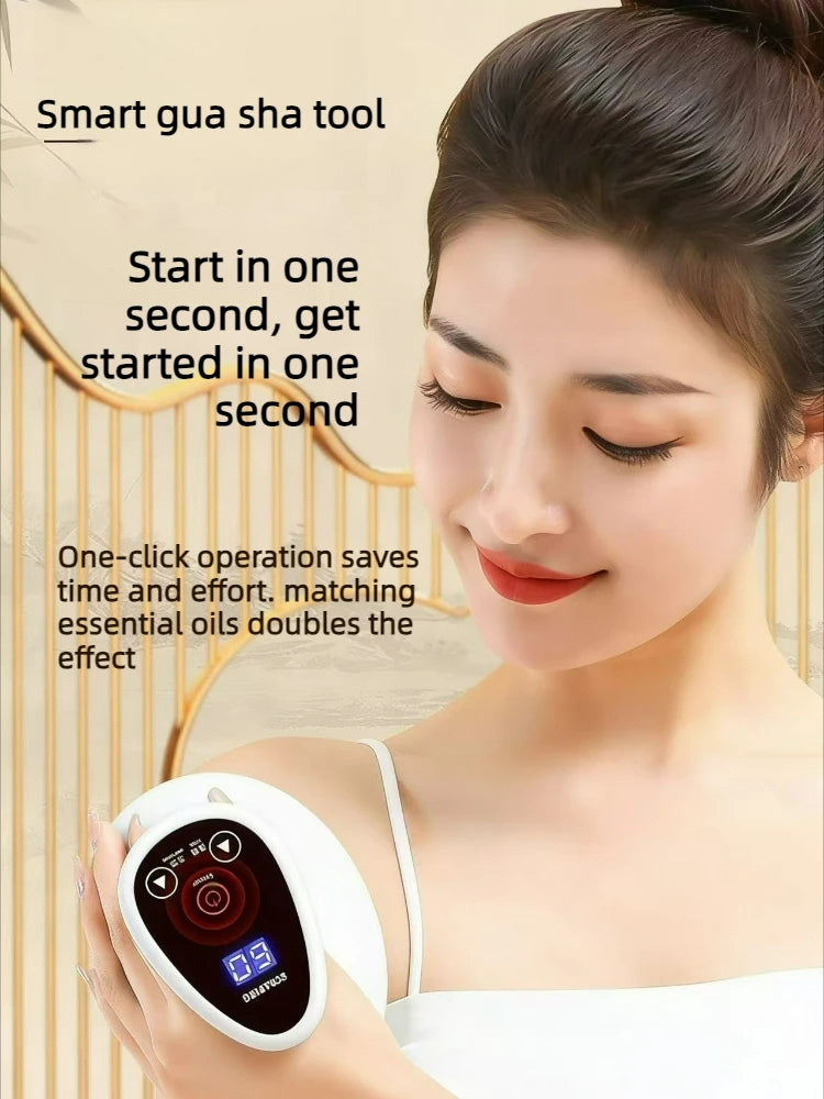 Electric Massage Brush, Universal Body Dredging Device, Scraper, Household Abdominal And Back Massager Scraping Device
