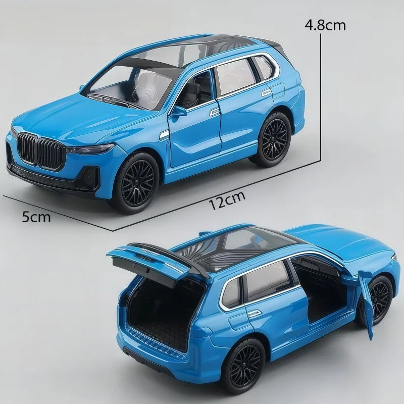 1:36 Scale Alloy SUV Simulation Toy Car, Reaction Off-Road Car, Openable Model Car, OPP Bag Packaging
