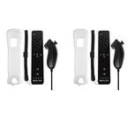 For Nintendo Wii/Will U Joystick 2in1 Wireless Remote Gamepad Controller Set Optional Motion Plus with Silicone Case Video Game