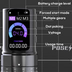 POSEIDON Tattoo Kit Or Tattoo Machnie Professional For Permanent Makeup Tattoo Machine Kit Wireless Power Supply Tattoo Gun Kit