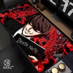 Anime D-Death Note Mouse Pad Large Keyboard Light Yagami Mouse Desk Pad XXL Non-Slip Rubber Gaming Pad Laptop Mouse Carpet XAXC