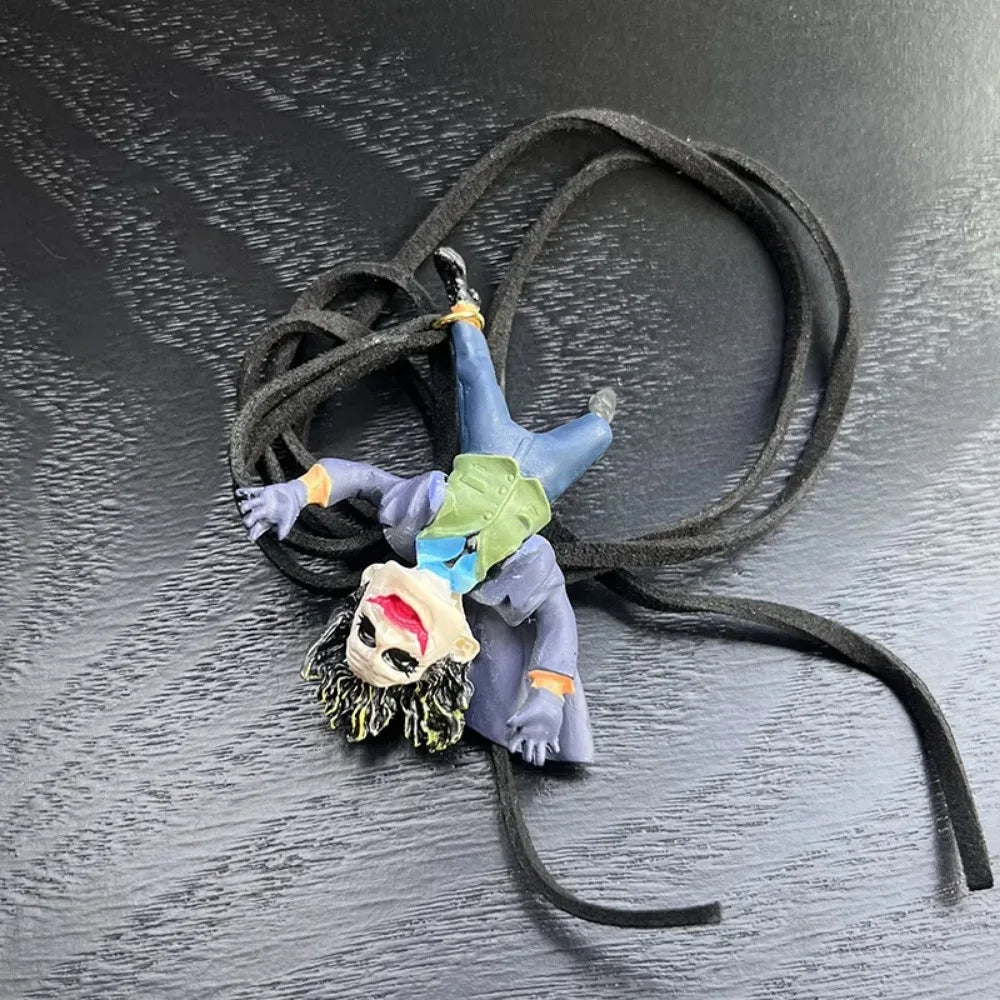 Car Resin Pendant Creative Car Rearview Mirror Cowhide Cartoon Pendant Christmas Gift New Product Joker decorative