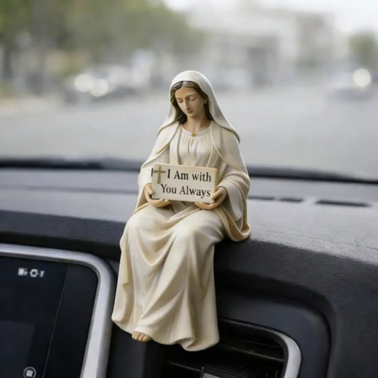 FaithCalm™ Jesus Desk Figurine ✝️✨ Peace in Every Glance