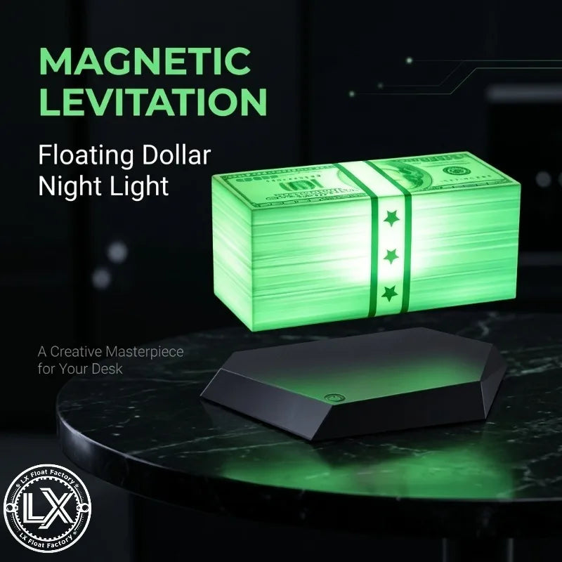 Floating Money Lamp Light Maglev Golden Lantern Grand Theft Auto Game Peripheral TK Same As Grand Theft Auto Gifts for Gamers