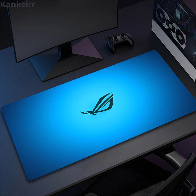 Asus Rog Black Mause Pad Anime Mouse Mats Gaming Computer Desk Mat Mouse Carpet Pc Accessories Gamer Mouse Pad Speed Rubber Mat