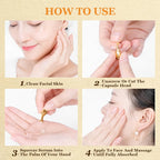 Vitamin E Serum Capsules,Single-Use Essence Capsules,Hydrating and Moisturizing Facial Skin 30/60/120 Capsules/Bottle - 1 Bottle