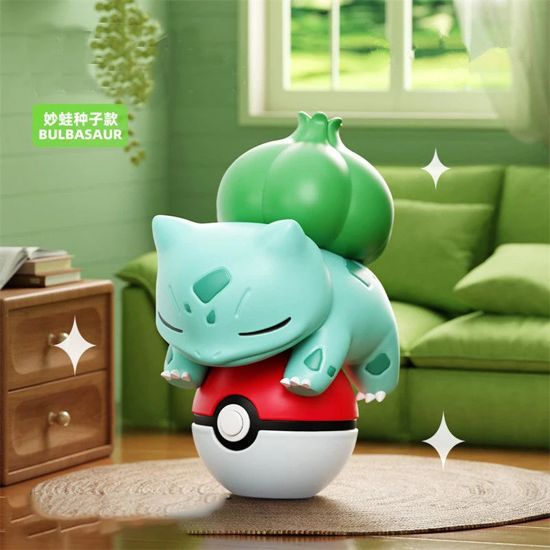 Authentic Pokémon Pikachu Night Light Doll PSYDUCK CHARMANDER EEVEE Handheld Desktop Ornament Children's Christmas Gift