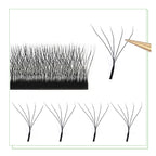 MARIA W Shape Eyelash Extensions  3D 4D 5D 6D 7D Premade Fans Speed Eyelash Extensions Natural Soft Light Full Dense