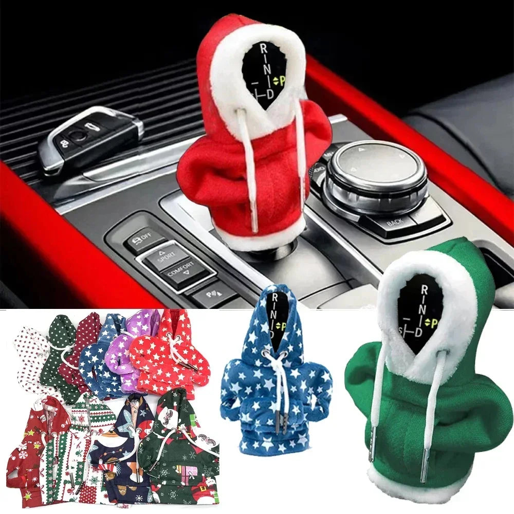 Car Hand Handle Gear Sweatshirt Shark Frog Hoodie Shift Cap Fashion Shift Hoodie Car Shift Knob Cover Car Fashion Accessories