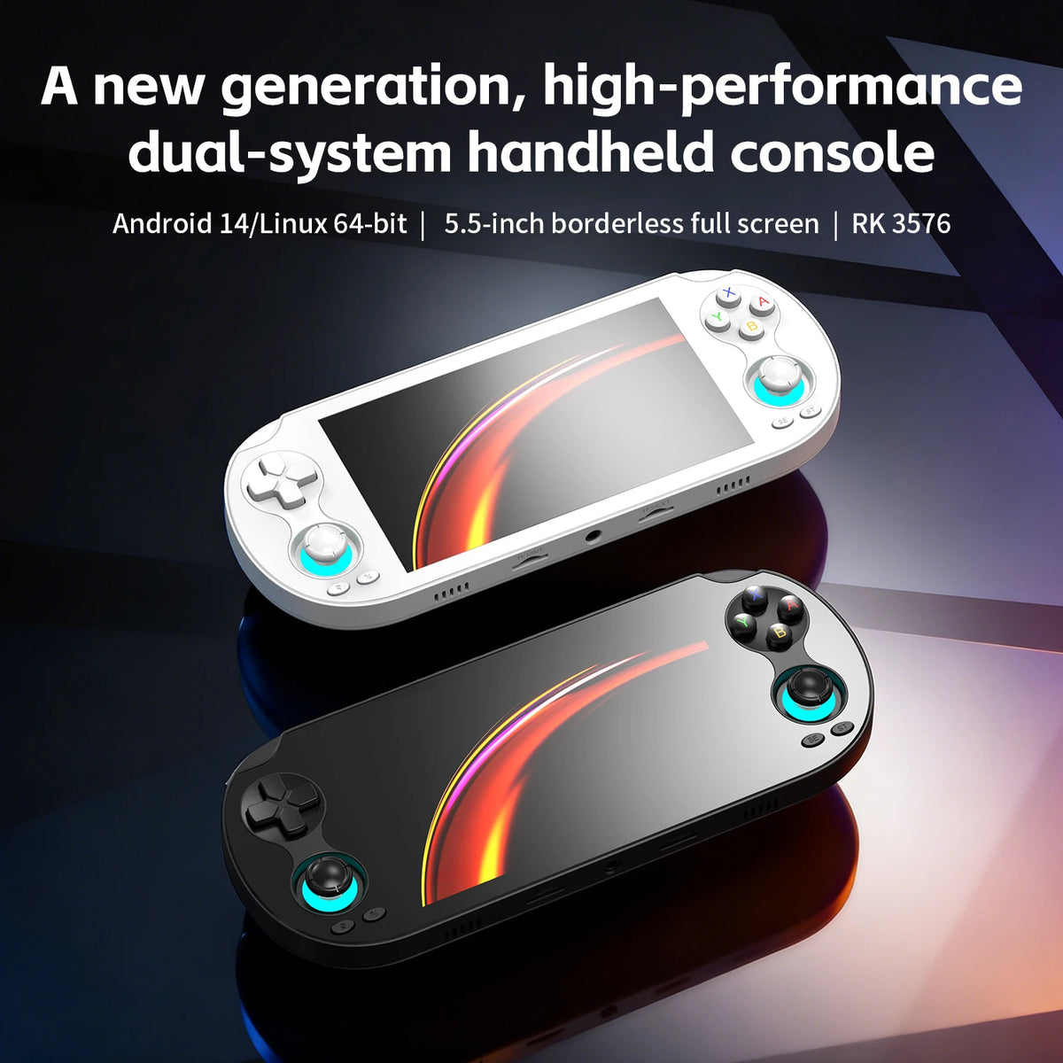 Anbernic RG VITA Pro Retro Handheld Game Console 5.5" IPS 1920*1080 Touch Screen 5000mAh Android Video Games Player AI 1080p DP