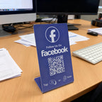 Nfc 215 programmable QR code Google Review Card NFC station table NFC Google Reviews display bending card standing brand bracket