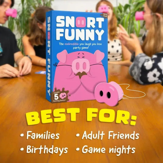 2026 Provide Fun Board Games with 5 Toy Pig Noses and Challenge Cards for Family and Friends To Play When Losing Party Games