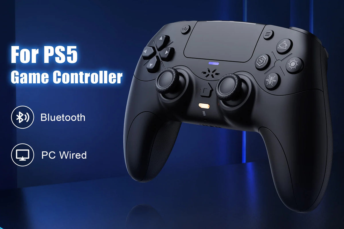 Wireless Gamepad For Playstation 5/ps5 controller Gaming Turbo Dual Sense Vibrate External microphone Adaptives Trigger
