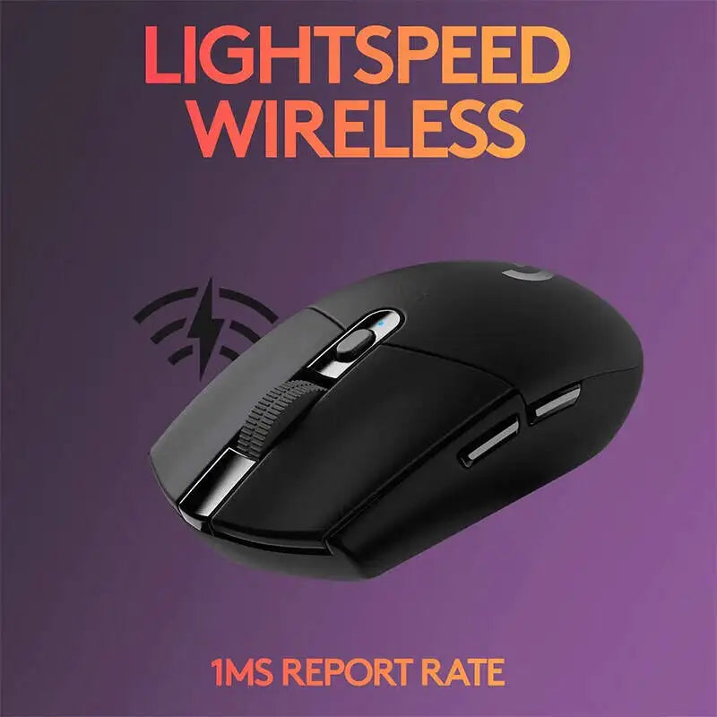 Wireless Gaming Mouse Logitech G305 LIGHTSPEED, 12000 DPI HERO, 6 Buttons, 250hr Battery, 99g, PC Mac Gamers