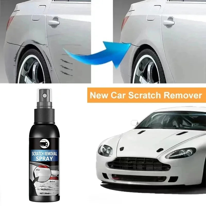 Car Scratch Remover Spray Paint Surface Cleaner Easy to Use 30ml