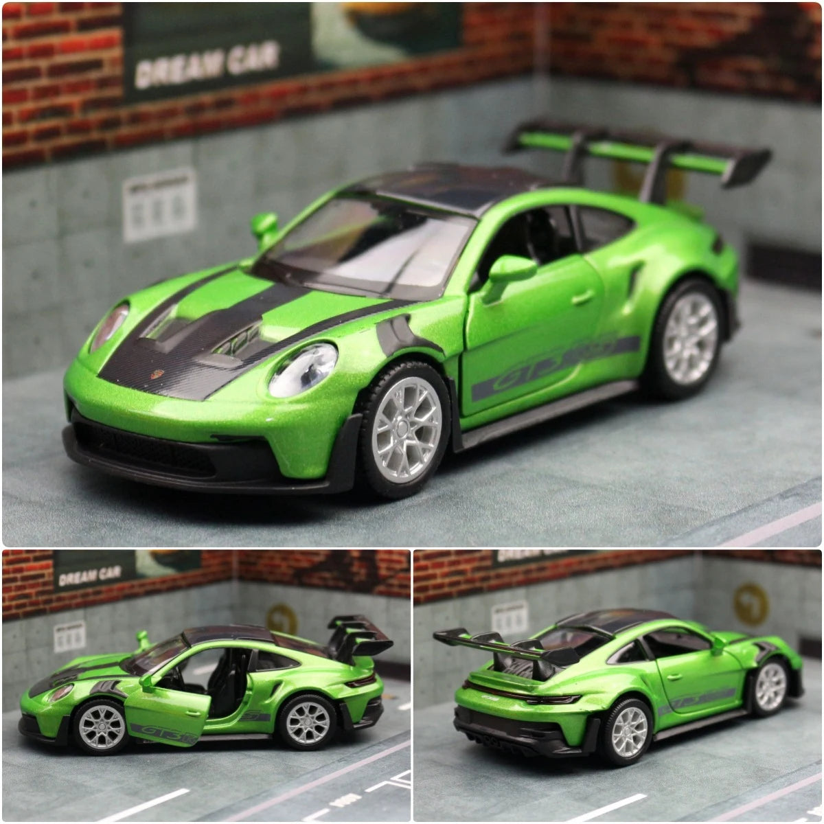 1:36 Porsche 911 992 GT3 RS Alloy Track Racing Car Model Diecast Metal Sports Car Model High Simulation Collection Kids Toy Gift