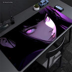 Anime Girl Purple Cute Mouse Pad XXL Laptop Gamer Cabinet Keyboard Rug Computer Kawaii Desk Mat Non-slip Large Mousepad 90x40cm
