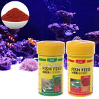 NEW Fish Food Pellets Small Ornamental Fish Growth Mini Pellet Balanced Diet High Protein Spirulina Color Enhanced Formula