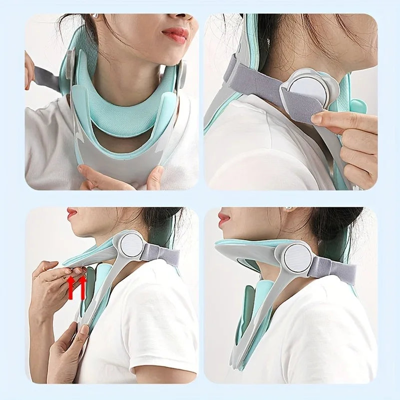 Ergonomic Neck Support Pillow with Adjustable Strap • Breathable Polyester • Comfort & Durability • Cervical Care • Ideal Gift