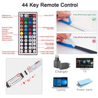 Led Strip Lights with 44 Key Remote Control 1m 5m 10m 20m RGB Tape Led Wall Room for Home Bedroom Party Decor TV Backlight