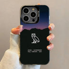 D-Drake O-OvO OWL Phone Case For iPhone 17 16e 16 15 14 13 12 11 mini Pro Max X XR XSMAX 8 7 Air Plus Anti Fall Matte Back Cover
