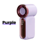 Portable Handheld Mini Fan 5 Speed Adjust Type c Rechargeable Fan Digital Display Desktop Fan Outdoor