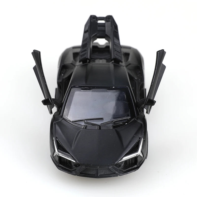 1:43 scale replica of the SVJ pullback alloy car model, children's toy, die-cast metal, pullback function.