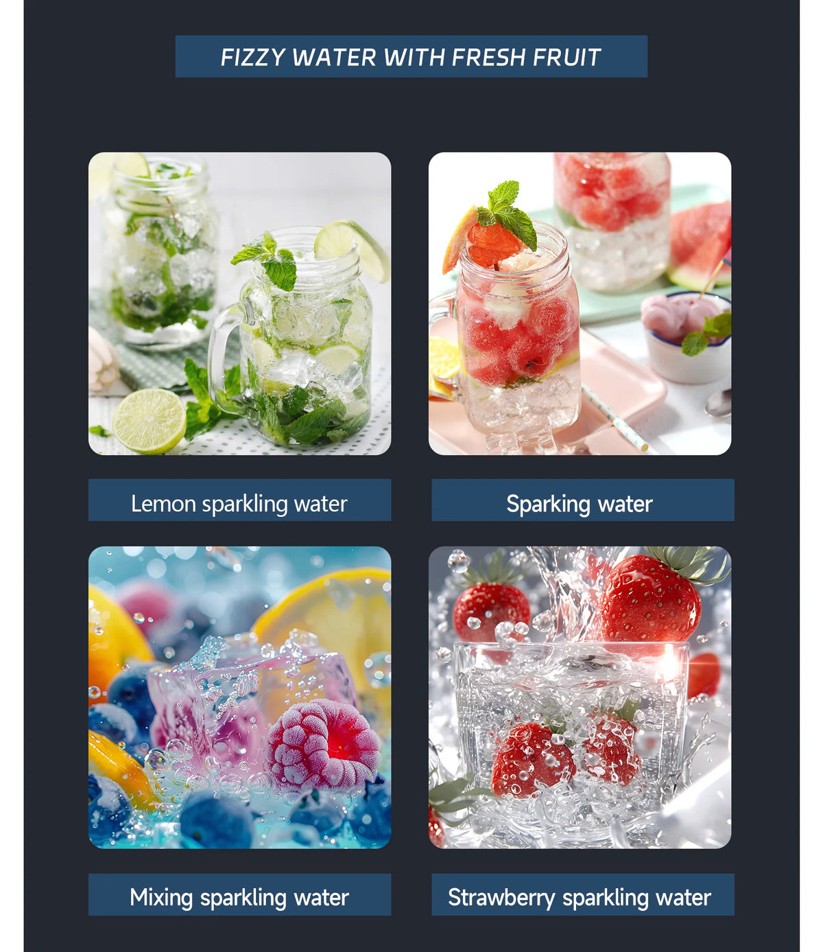 Soda and Sparkling Water Maker Stream 60L Co2 Cylinder  Factory Hot Selling Soda Dispenser Quick Connect Machine