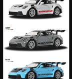 1:36 Porsche 911 GT3 RS Alloy Mini Car Model Racing Diecasts Metal Toy Sports Simulation Collection Pull Back Childrens Gifts