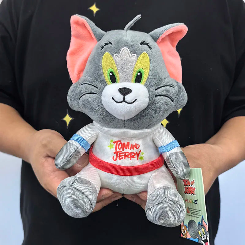 New Classic 19cm Tom and Jerry Plushies - Ideal Gift for Movie Fans and Kids Movie Series Stuffed Animal Collectors