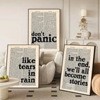 Motivational Quotes Success Poster Stickers Mural Painting Self-Adhesive Wall Decals for Bedroom Living Room Home HD Decor Gift