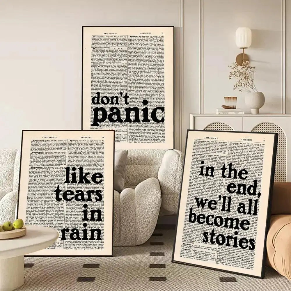 Motivational Quotes Success Poster Stickers Mural Painting Self-Adhesive Wall Decals for Bedroom Living Room Home HD Decor Gift