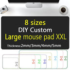 White Mousepad Art Mats 3 Mm Slipmat 900x400 Mouse Pad Xl Original Deskmat Home Office Carpet Substrate on The Table for Pc