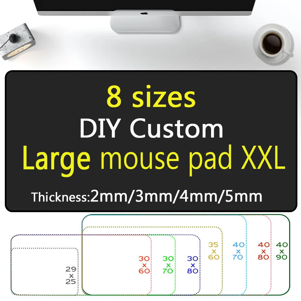 White Mousepad Art Mats 3 Mm Slipmat 900x400 Mouse Pad Xl Original Deskmat Home Office Carpet Substrate on The Table for Pc