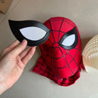 SpiderMan Brand New Day Adult Cosplay Mask with Magnetic Back Cover 3D Webbing Strips Resin Faceshell Cosplay Helmet
