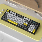 AJAZZ AK980 98% Mechanical Keyboard Gasket Mount Hot Swappable Wireless RGB Multi-Layer Foam Dampening PBT Keycaps
