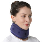 VELPEAU Foam Neck Support Brace for Neck Pain and Posture Correction, Adjustable Cervical Collar with Replaceable Sleeve