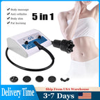 AOKO G5 Vibrating Massage Machine With 5 Massage Heads For Arms Waist Body Massage Anti Cellulite Body Slim Shape for SPA