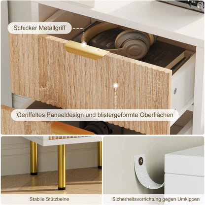 Rosahqnda Modern Drawer Cabinet,5 Drawers,Chest of Drawers,Sideboard,Bedside table,for Living Room,Entryway,Hallway,Wooden